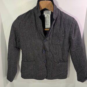 Armani Junior Reversible Dark Blue and Grey Jacket